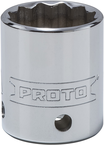 Proto® Tether-Ready 1/2" Drive Socket 1" - 12 Point - Best Tool & Supply