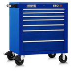 Proto® 550S 34" Roller Cabinet - 7 Drawer, Gloss Blue - Best Tool & Supply