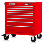 Proto® 550S 34" Roller Cabinet - 8 Drawer, Gloss Red - Best Tool & Supply
