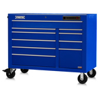 Proto® 550E 50" Front Facing Power Workstation w/ USB - 10 Drawer, Gloss Blue - Best Tool & Supply