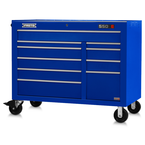 Proto® 550E 50" Power Workstation - 10 Drawer, Gloss Blue - Best Tool & Supply