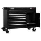 Proto® 550S 50" Workstation - 7 Drawer & 1 Shelf, Gloss Black - Best Tool & Supply