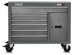 Proto® 550S 50" Workstation - 7 Drawer & 1 Shelf, Dual Gray - Best Tool & Supply