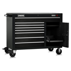Proto® 550S 50" Workstation - 8 Drawer & 2 Shelves, Gloss Black - Best Tool & Supply