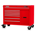 Proto® 550S 50" Workstation - 8 Drawer & 2 Shelves, Gloss Red - Best Tool & Supply