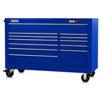 Proto® 550S 66" Workstation - 12 Drawer, Gloss Blue - Best Tool & Supply