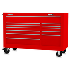 Proto® 550S 66" Workstation - 12 Drawer, Gloss Red - Best Tool & Supply