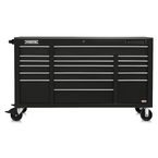 Proto® 550E 67" Power Workstation - 18 Drawer, Gloss Black - Best Tool & Supply