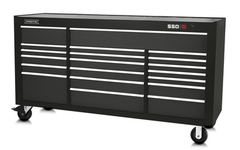 Proto® 550S 78" Workstation - 20 Drawer, Dual Black - Best Tool & Supply