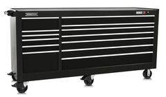 Proto® 550S 88" Workstation - 13 Drawer, Gloss Black - Best Tool & Supply