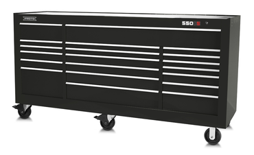 Proto® 550S 88" Workstation - 18 Drawer, Gloss Black - Best Tool & Supply