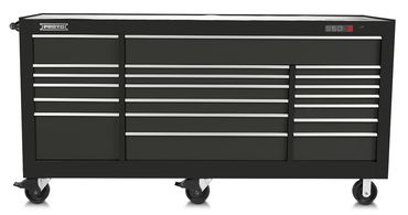 Proto® 550S 88" Workstation - 18 Drawer, Dual Black - Best Tool & Supply