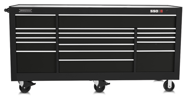 Proto® 550S 88" Workstation - 20 Drawer, Gloss Black - Best Tool & Supply