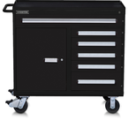 Proto® 560S 45" Workstaion- 6 Drawer & 1 Shelf- Gloss Black - Best Tool & Supply