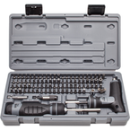 Proto® 91 Piece Multibit Set with Ratcheting Screwdriver and T-Handle - Best Tool & Supply