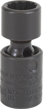 Proto® 1/4" Drive Universal Impact Socket 7/16" - 12 Point - Best Tool & Supply