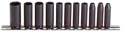 Proto® 1/4" Drive 11 Piece Deep Impact Socket Set - 6 Point - Best Tool & Supply