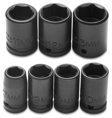 Proto® 1/4" Drive 7 Piece Metric Impact Socket Set - 6 Point - Best Tool & Supply