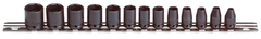 Proto® 1/4" Drive 13 Piece Metric Impact Socket Set - 6 Point - Best Tool & Supply