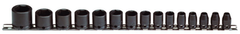 Proto® 3/8" Drive 15 Piece Impact Socket Set - 6 Point - Best Tool & Supply