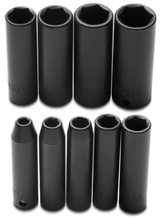 Proto® 3/8" Drive 9 Piece Deep Impact Socket Set - 6 Point - Best Tool & Supply