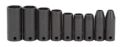 Proto® 3/8" Drive 9 Piece Thin Wall Deep Impact Socket Set - 6 Point - Best Tool & Supply