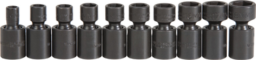 Proto® 3/8" Drive 10 Piece Metric Universal Impact Socket Set - 6 Point - Best Tool & Supply