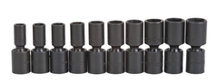 Proto® 3/8" Drive 10 Piece Deep Metric Universal Impact Socket Set - 6 Point - Best Tool & Supply