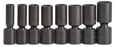 Proto® 1/2" Drive 8 Piece Deep Universal Impact Socket Set - 6 Point - Best Tool & Supply