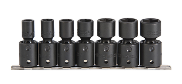 Proto® 1/2" Drive 7 Piece Deep Universal Impact Socket Set - 6 Point - Best Tool & Supply