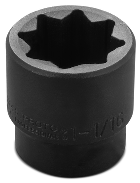 Proto® 1/2" Drive Impact Socket 1-1/16" - 8 Point - Best Tool & Supply