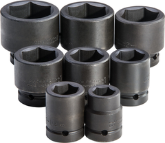 Proto® 1" Drive 8 Piece Impact Socket Set - 6 Point - Best Tool & Supply