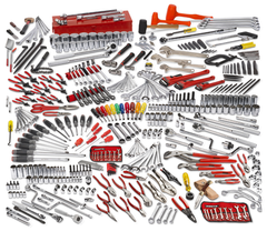 Proto® 400 Piece Advanced Maintenance Tool Set With Roller Cabinet J453441-8RD and Top Chest J453427-6RD - Best Tool & Supply