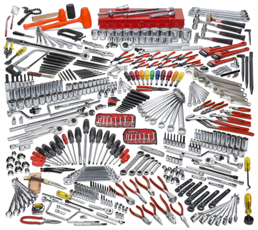 Proto® 453 Piece Intermediate Tool Set With Roller Cabinet J442742-8RD and Top Chest J442719-12RD-D - Best Tool & Supply