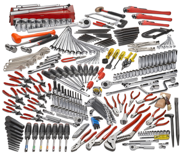 Proto® 248 Piece Metric Intermediate Set With Roller Cabinet J553441-8SG - Best Tool & Supply