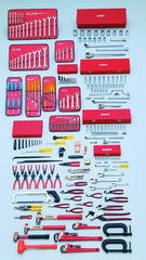 Proto® 248 Piece Metric Intermediate Set With Roller Cabinet J453441-8RD - Best Tool & Supply