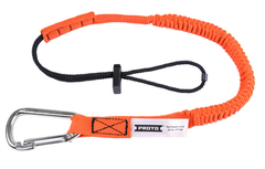 Proto® Elastic Lanyard With Stainless Steel Carabiner - 15 lb. - Best Tool & Supply