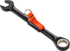 Proto® Tether-Ready Black Chrome Combination Non-Reversible Ratcheting Wrench 18 mm - Spline - Best Tool & Supply