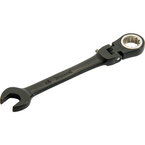 Proto® Black Chrome Combination Locking Flex-Head Ratcheting Wrench 3/8" - Spline - Best Tool & Supply