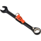 Proto® Tether-Ready Black Chrome Combination Reversible Ratcheting Wrench 1/2" - Spline - Best Tool & Supply