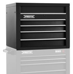 Proto® 550S 34" Top Chest - 4 Drawer, Dual Black - Best Tool & Supply