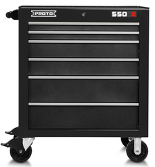 Proto® 550S 34" Roller Cabinet - 6 Drawer, Dual Black - Best Tool & Supply