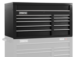 Proto® 550S 50" Top Chest - 10 Drawer, Dual Black - Best Tool & Supply