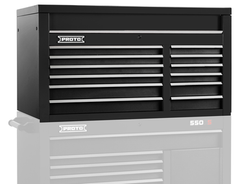 Proto® 550S 50" Top Chest - 12 Drawer, Dual Black - Best Tool & Supply