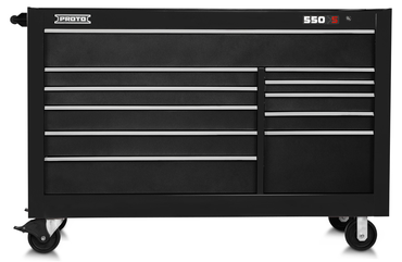 Proto® 550S 66" Workstation - 11 Drawer, Dual Black - Best Tool & Supply