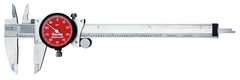 #R120A-6 - 0 - 6'' Measuring Range (.001 Grad.) - Dial Caliper with Letter of Certification - Best Tool & Supply