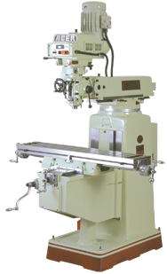 Electronic Variable Speed Vertical Mill - R-8 Spindle - 10 x 50'' Table Size - Box Way - 3HP - 3PH - 440V Motor - Best Tool & Supply