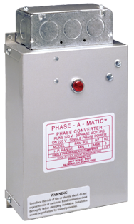 Heavy Duty Static Phase Converter - #PAM-100HD; 1/3 to 3/4HP - Best Tool & Supply