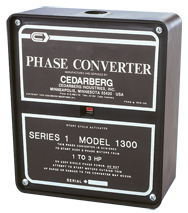 Series 1 Phase Converter - #1600B; 7-1/2 to 10HP - Best Tool & Supply