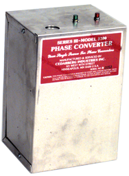 Heavy Duty Static Phase Converter - #3500; 7-1/2 to 10HP - Best Tool & Supply